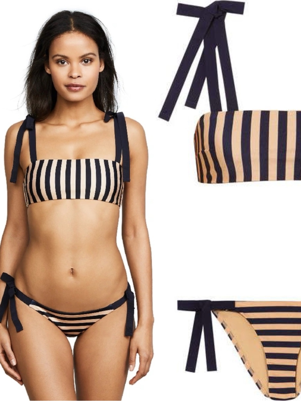 Zimmermann | Jaya Tie Bandeau Bikini Top